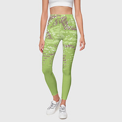 Леггинсы женские Крокодила кожа абстракция, цвет: 3D-принт — фото 2