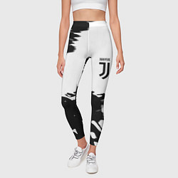 Леггинсы женские Juventus smoke black fire, цвет: 3D-принт — фото 2