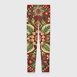 Женские легинсы Стиль советского ковра узоры и орнамент