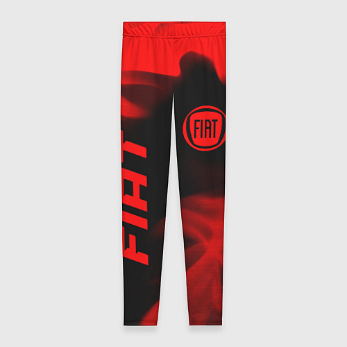 Женские легинсы Fiat - red gradient вертикально / 3D-принт – фото 1
