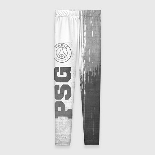 Женские легинсы PSG - white gradient по-вертикали / 3D-принт – фото 1