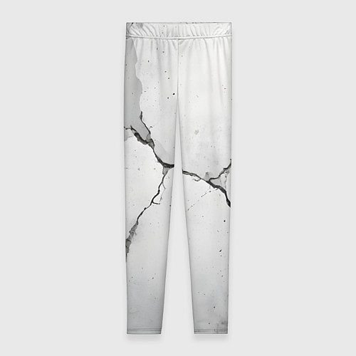 Женские легинсы Растрескавшийся бетон / 3D-принт – фото 1