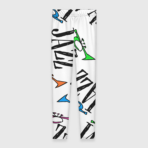 Женские легинсы Just jazz in color / 3D-принт – фото 1
