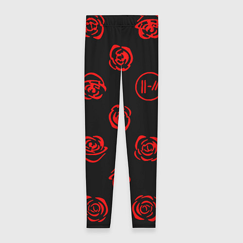 Женские легинсы Twenty one pilots rose pattern / 3D-принт – фото 1