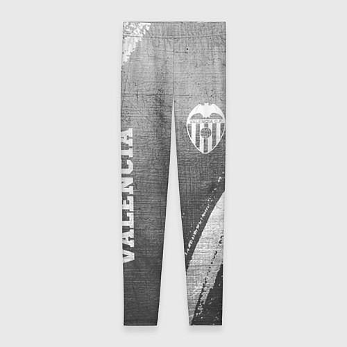 Женские легинсы Valencia - grey gradient вертикально / 3D-принт – фото 1
