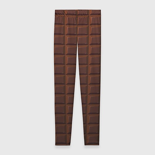 Женские легинсы Горький шоколад / 3D-принт – фото 1