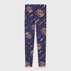 Женские легинсы Mortal Kombat logo pattern