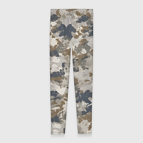 Женские легинсы Светлый камуфляж / 3D-принт – фото 1