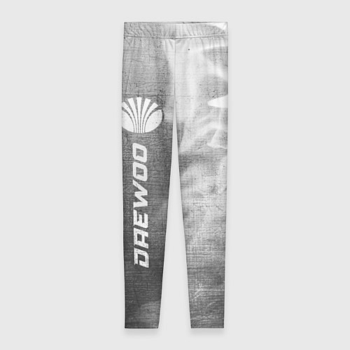 Женские легинсы Daewoo - grey gradient по-вертикали / 3D-принт – фото 1