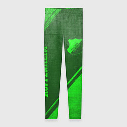 Женские легинсы Hoffenheim - green gradient вертикально