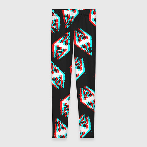 Женские легинсы Skyrim glitch logo patten / 3D-принт – фото 1