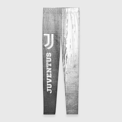 Женские легинсы Juventus - grey gradient по-вертикали / 3D-принт – фото 1