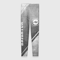 Женские легинсы Brighton - grey gradient вертикально