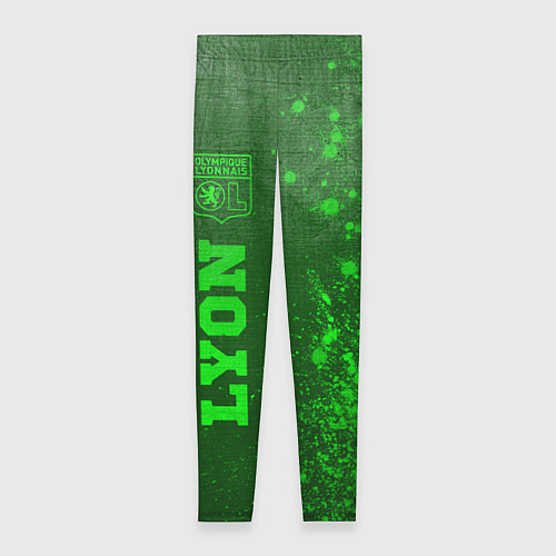 Женские легинсы Lyon - green gradient по-вертикали / 3D-принт – фото 1