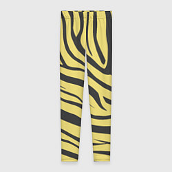 Женские легинсы Светлый тигровый паттерн
