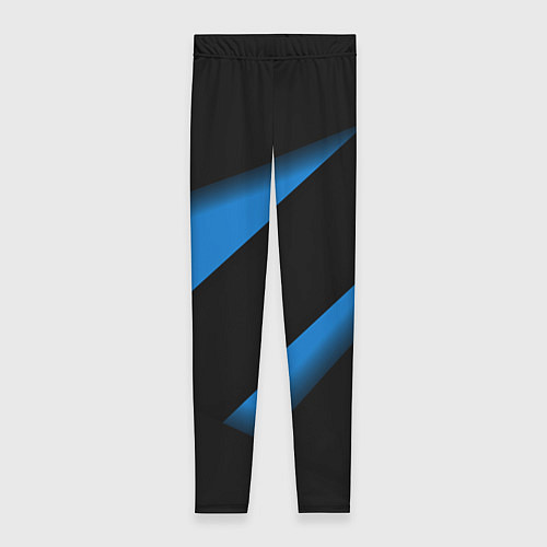 Женские легинсы Color blue black line / 3D-принт – фото 1