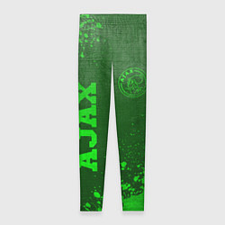 Женские легинсы Ajax - green gradient вертикально