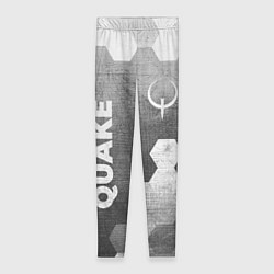 Леггинсы женские Quake - grey gradient вертикально, цвет: 3D-принт
