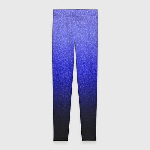 Женские легинсы Градиент индиго из синего в чёрный / 3D-принт – фото 1
