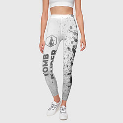 Леггинсы женские Tomb Raider - white gradient по-вертикали, цвет: 3D-принт — фото 2
