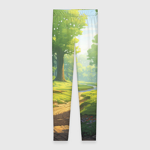 Женские легинсы Fabulous forest / 3D-принт – фото 1