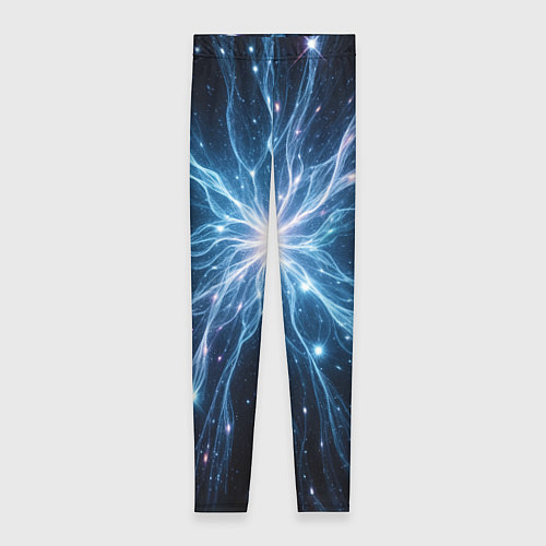 Женские легинсы Всплеск света и звезды - космическая абстракция / 3D-принт – фото 1