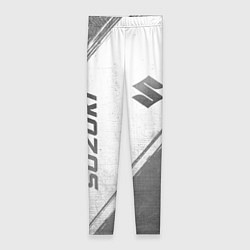 Леггинсы женские Suzuki - white gradient вертикально, цвет: 3D-принт