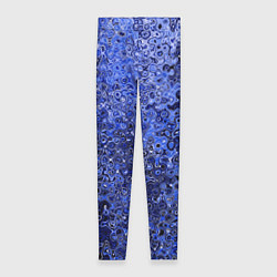 Женские легинсы Синий ультрамарин абстрактная текстура
