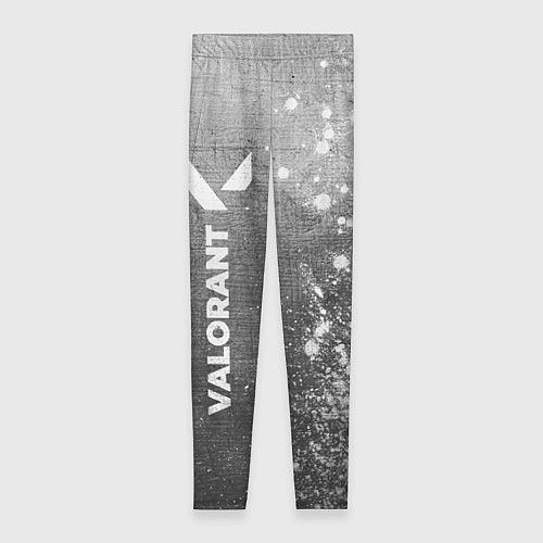 Женские легинсы Valorant - grey gradient по-вертикали / 3D-принт – фото 1