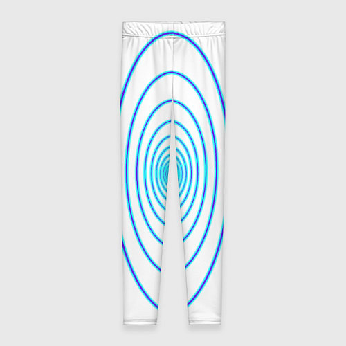 Женские легинсы Овалы с свечением / 3D-принт – фото 1