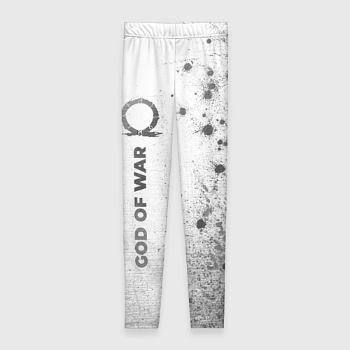 Женские легинсы God of War - white gradient по-вертикали / 3D-принт – фото 1