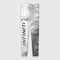 Леггинсы женские Infiniti - white gradient по-вертикали, цвет: 3D-принт
