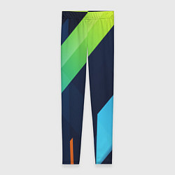 Леггинсы женские Multicolored, цвет: 3D-принт