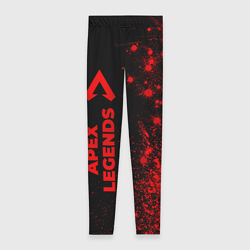 Женские легинсы Apex Legends - red gradient по-вертикали / 3D-принт – фото 1