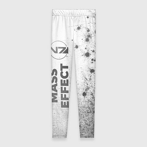 Женские легинсы Mass Effect - white gradient по-вертикали / 3D-принт – фото 1