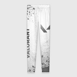 Леггинсы женские Valorant - white gradient вертикально, цвет: 3D-принт