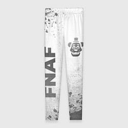 Женские легинсы FNAF - white gradient вертикально