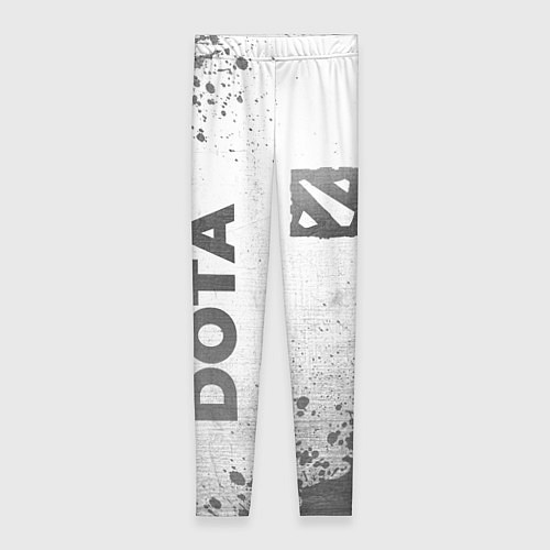 Женские легинсы Dota - white gradient вертикально / 3D-принт – фото 1