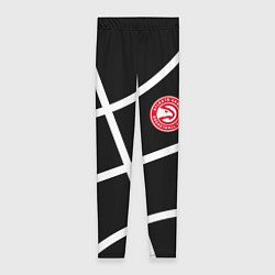 Леггинсы женские Atlanta Hawks NBA, цвет: 3D-принт
