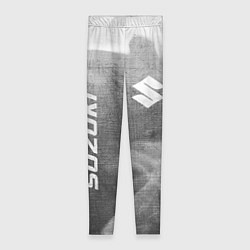 Женские легинсы Suzuki - grey gradient вертикально
