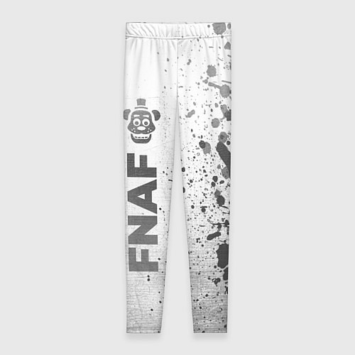 Женские легинсы FNAF - white gradient по-вертикали / 3D-принт – фото 1