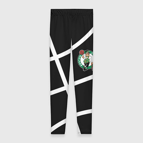 Женские легинсы Boston Celtics black / 3D-принт – фото 1