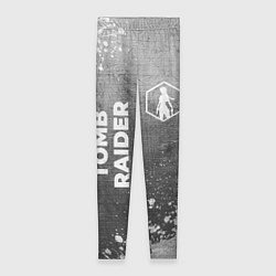 Леггинсы женские Tomb Raider - grey gradient вертикально, цвет: 3D-принт