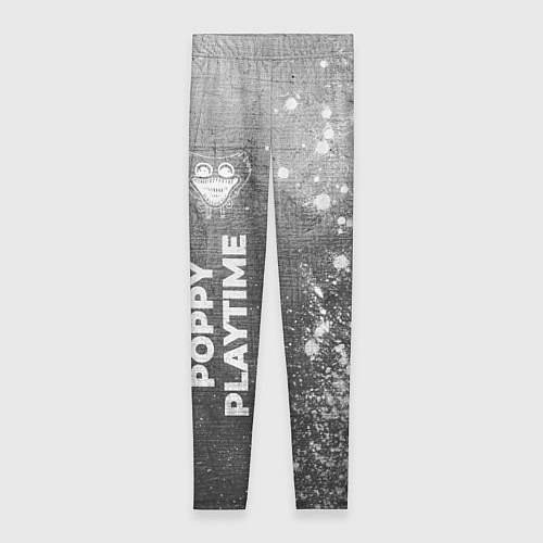 Женские легинсы Poppy Playtime - grey gradient по-вертикали / 3D-принт – фото 1