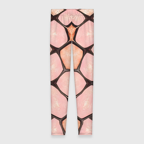 Женские легинсы Розовые пятна жирафа / 3D-принт – фото 1