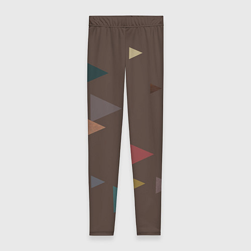 Женские легинсы Осень палитра глубокий лес / 3D-принт – фото 1