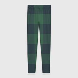 Леггинсы женские Дождевой лес тартан ирландский, цвет: 3D-принт