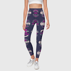 Леггинсы женские Easter pink, цвет: 3D-принт — фото 2