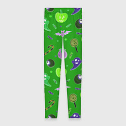 Леггинсы женские Halloween green, цвет: 3D-принт