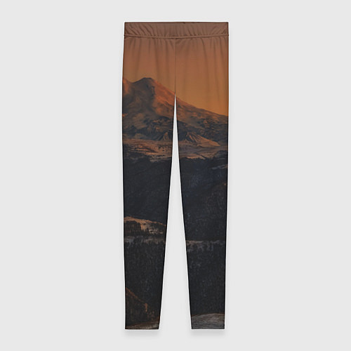 Женские легинсы Эльбрус / 3D-принт – фото 1
